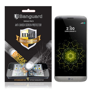 LG G5 뱅가드 AnTI-Shock 강화 방탄필름 싱글팩/ 충격흡수 액정보호필름